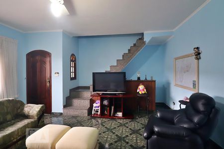 Sala de casa à venda com 3 quartos, 224m² em Jardim Ana Maria, Santo André