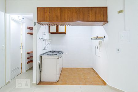 Cozinha de kitnet/studio à venda com 1 quarto, 30m² em Santa Cecília, São Paulo