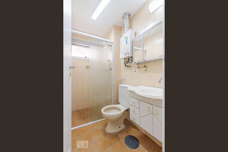 Banheiro de kitnet/studio para alugar com 1 quarto, 30m² em Santa Cecília, São Paulo