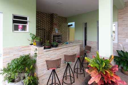 Varanda gourmet de casa de condomínio para alugar com 5 quartos, 320m² em Recreio dos Bandeirantes, Rio de Janeiro