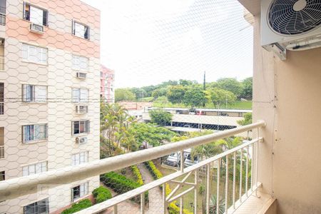 Varanda da Sala de apartamento à venda com 3 quartos, 68m² em Jardim Carvalho, Porto Alegre