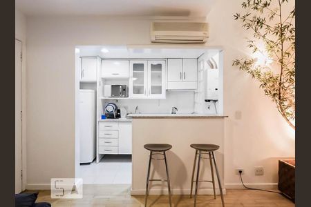 Cozinha de kitnet/studio à venda com 1 quarto, 52m² em Vila Olímpia, São Paulo