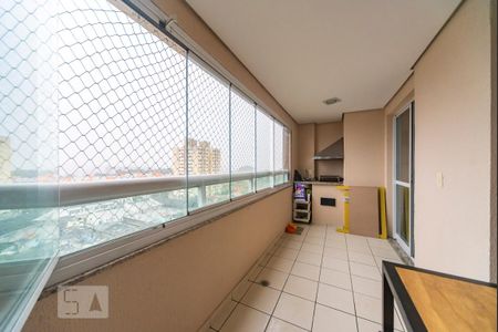 Varanda Gourmet  de apartamento para alugar com 2 quartos, 74m² em Campestre, Santo André