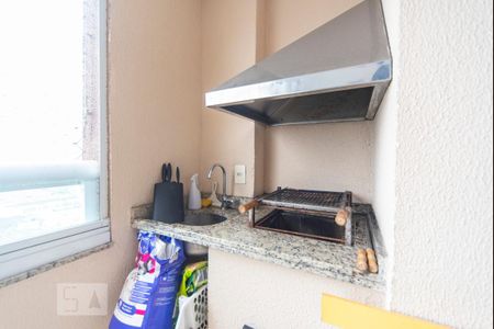 Varanda Gourmet  de apartamento para alugar com 2 quartos, 74m² em Campestre, Santo André