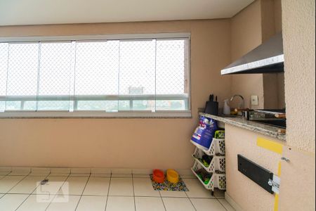 Varanda Gourmet  de apartamento para alugar com 2 quartos, 74m² em Campestre, Santo André