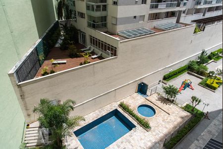 Vista da sala de apartamento para alugar com 1 quarto, 48m² em Aclimação, São Paulo