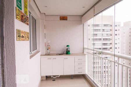 Varanda da Sala de apartamento à venda com 2 quartos, 91m² em Vila Lusitania, São Bernardo do Campo