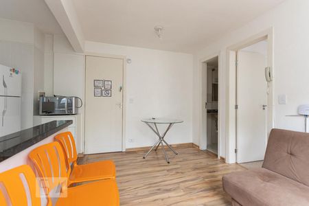 Sala de apartamento para alugar com 1 quarto, 30m² em Mossunguê, Curitiba