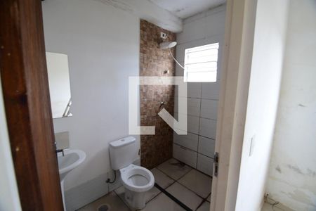 Banheiro Social de kitnet/studio para alugar com 1 quarto, 30m² em Jardim Santa Genebra, Campinas