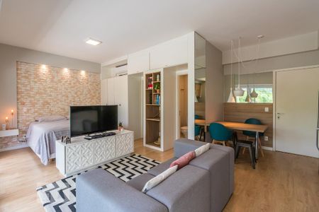 Sala de kitnet/studio à venda com 1 quarto, 49m² em Tamboré, Santana de Parnaíba