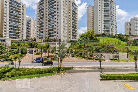 Vista da Varanda de kitnet/studio à venda com 1 quarto, 49m² em Tamboré, Santana de Parnaíba