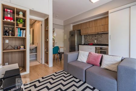Sala de kitnet/studio à venda com 1 quarto, 49m² em Tamboré, Santana de Parnaíba