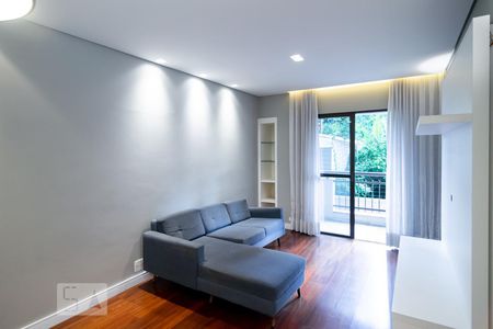 Sala de apartamento para alugar com 1 quarto, 60m² em Cidade Monções, São Paulo
