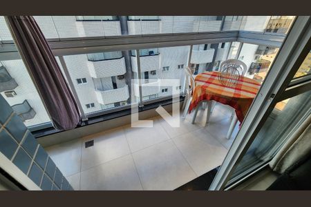 Varanda da Sala de apartamento para alugar com 1 quarto, 60m² em Embaré, Santos