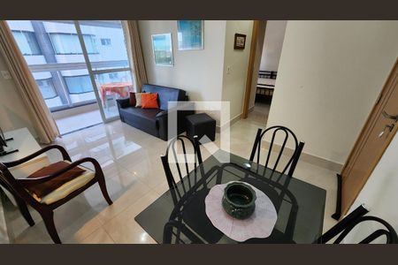 Sala de apartamento para alugar com 1 quarto, 60m² em Embaré, Santos