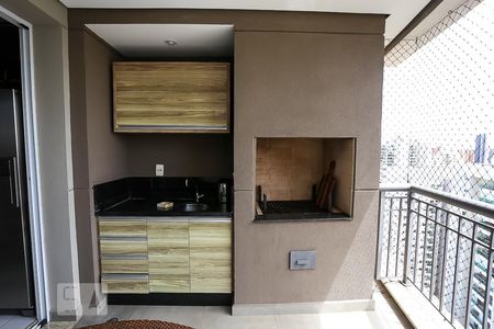 Varanda da Sala de apartamento à venda com 3 quartos, 150m² em Vila Andrade, São Paulo