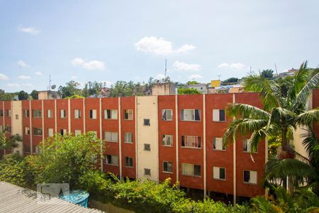 Vista da sala de apartamento para alugar com 2 quartos, 68m² em Vila Lutécia, Santo André