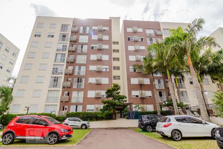Fachada do bloco de apartamento à venda com 2 quartos, 58m² em Vila Nova, Porto Alegre
