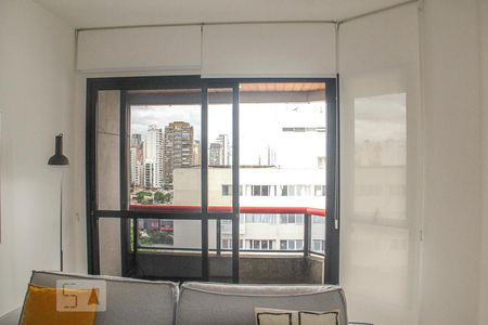 Varanda da Sala de apartamento para alugar com 1 quarto, 47m² em Itaim Bibi, São Paulo
