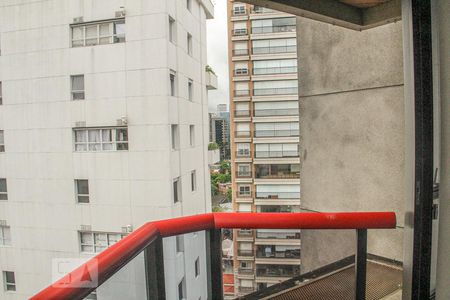 Varanda da Sala de apartamento para alugar com 1 quarto, 47m² em Itaim Bibi, São Paulo