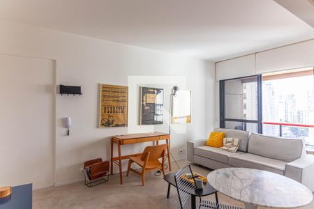 Sala de apartamento para alugar com 1 quarto, 47m² em Itaim Bibi, São Paulo