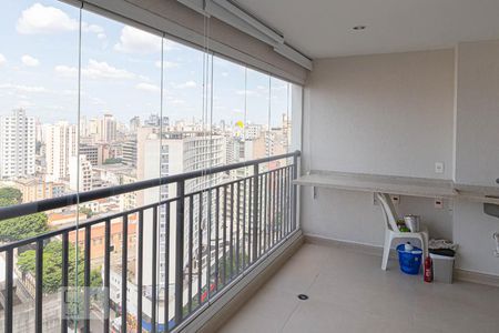 Varanda de kitnet/studio para alugar com 1 quarto, 36m² em Campos Elíseos, São Paulo