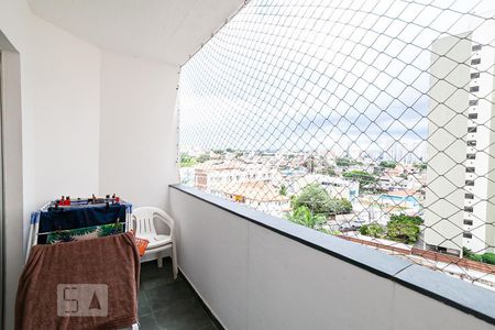 Varanda da Sala de apartamento à venda com 2 quartos, 62m² em Vila Floresta, Santo André