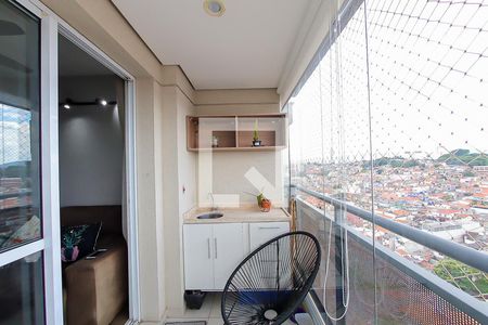 Sacada da Sala de apartamento à venda com 2 quartos, 62m² em Vila Gustavo, São Paulo