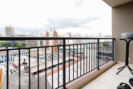 Studio para alugar com 26m², 1 quarto e sem vagaVaranda