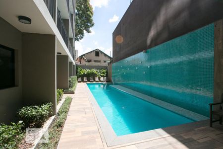 Studio para alugar com 26m², 1 quarto e sem vagaPscina