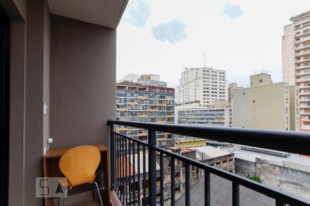 Studio para alugar com 26m², 1 quarto e sem vagaVaranda