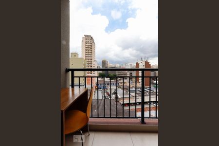 Studio para alugar com 26m², 1 quarto e sem vagaVaranda