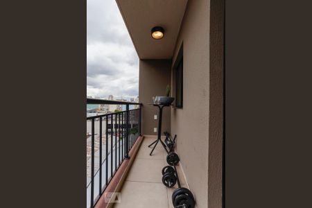 Studio para alugar com 26m², 1 quarto e sem vagaVaranda