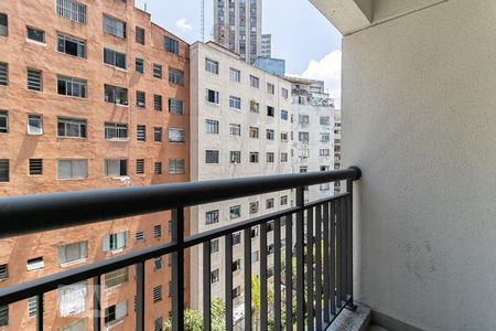 Varanda da Sala de apartamento para alugar com 1 quarto, 34m² em Liberdade, São Paulo