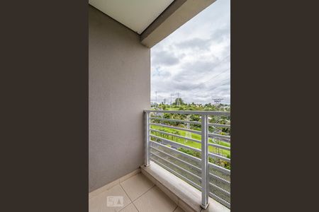 Varanda da Sala de casa de condomínio para alugar com 1 quarto, 45m² em Tamboré, Santana de Parnaíba