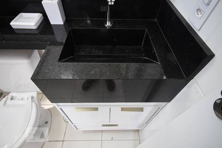 Apartamento para alugar com 21m², 1 quarto e sem vagaPia do banheiro da suíte