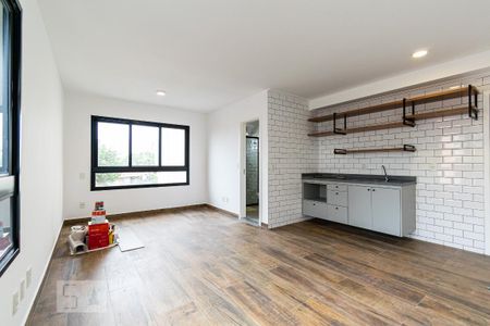 Sala/Quarto de kitnet/studio para alugar com 1 quarto, 31m² em Mirandópolis, São Paulo