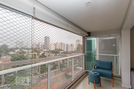 Varanda de apartamento à venda com 1 quarto, 49m² em Campo Belo, São Paulo