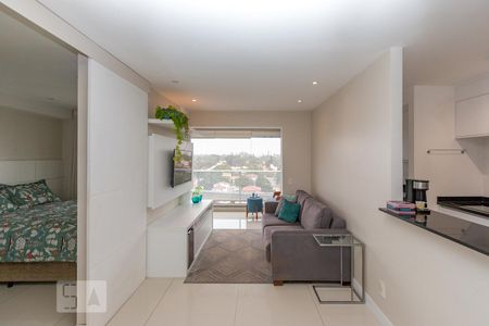 Sala de apartamento à venda com 1 quarto, 49m² em Campo Belo, São Paulo