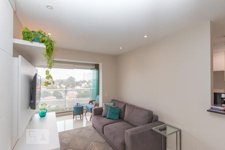 Sala de apartamento à venda com 1 quarto, 49m² em Campo Belo, São Paulo