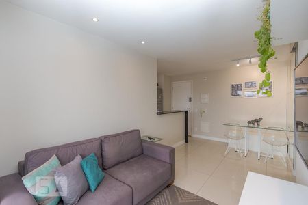 Sala de apartamento à venda com 1 quarto, 49m² em Campo Belo, São Paulo