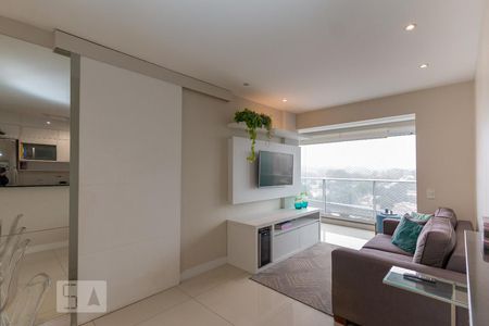 Sala de apartamento à venda com 1 quarto, 49m² em Campo Belo, São Paulo