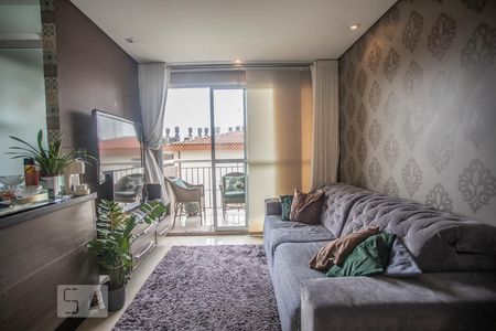 Sala de Estar de apartamento à venda com 2 quartos, 65m² em Campo Belo, São Paulo