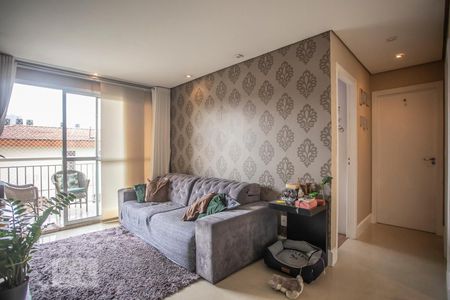 Sala de Estar de apartamento à venda com 2 quartos, 65m² em Campo Belo, São Paulo