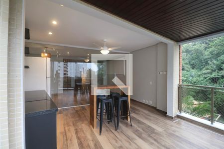 Sala de apartamento para alugar com 4 quartos, 194m² em Barra Funda, Guarujá