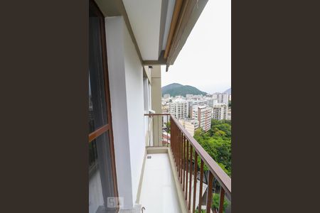Varanda da Sala de apartamento para alugar com 2 quartos, 90m² em Botafogo, Rio de Janeiro