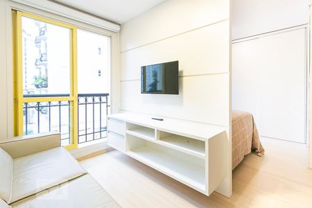 Sala de apartamento para alugar com 1 quarto, 28m² em Jardim Paulista, São Paulo