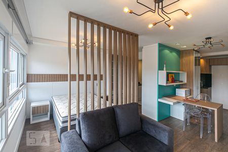 Sala de apartamento à venda com 1 quarto, 50m² em Jardim do Salso, Porto Alegre