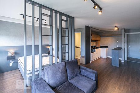 Sala de apartamento à venda com 1 quarto, 50m² em Jardim do Salso, Porto Alegre