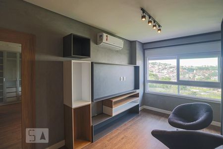 Sala de apartamento à venda com 1 quarto, 50m² em Jardim do Salso, Porto Alegre